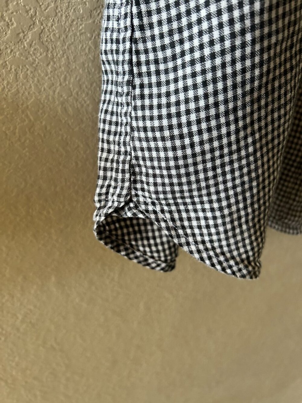 J. Crew Slim-fit Baird McNutt Irish linen shirt black/white checked Size 22/3X - Picture 5 of 10